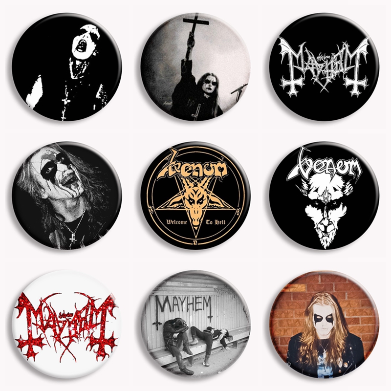 Vintage Collectible Accessories - Rock Mayhem – broche à bouton