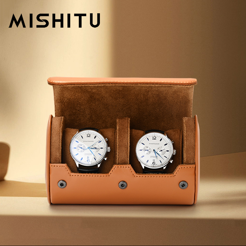 Vintage Collectible Watches - MISHITU 1/2/3-slot montre stockage rouleau sac