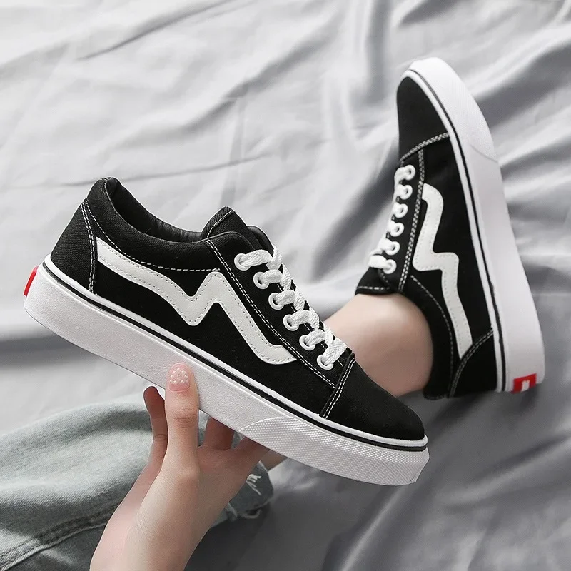 Vans Shoes Old Skool - Baskets de skateboard en toile respirante
