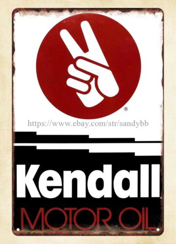 Vintage Collectibles Store - Panneau métallique Kendall Motor Oil, décoration
