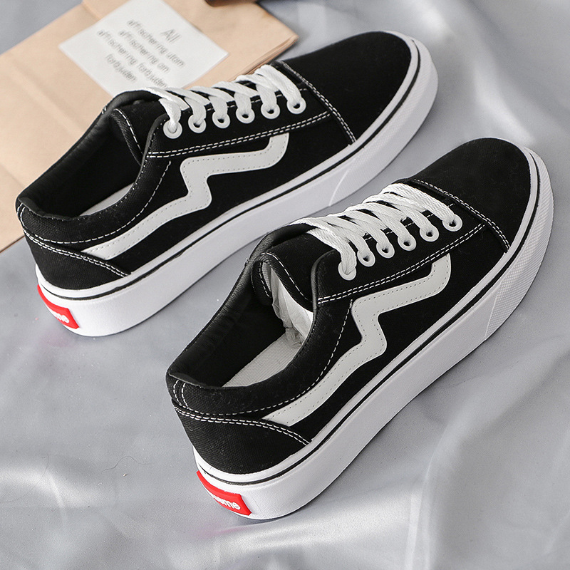 Vans Shoes Old Skool - Chaussures en toile pour étudiantes, baskets