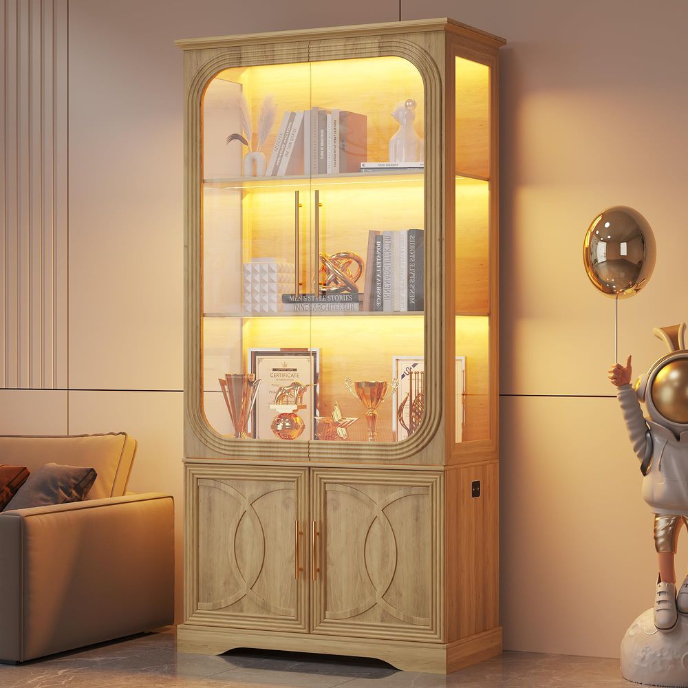 Vitrine avec portes en verre e - Collectible & Vintage Dolls For Wedding avis et prix