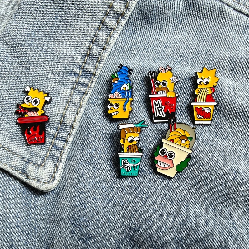Ensemble de 6 badges amusants  - Vintage Items avis et prix