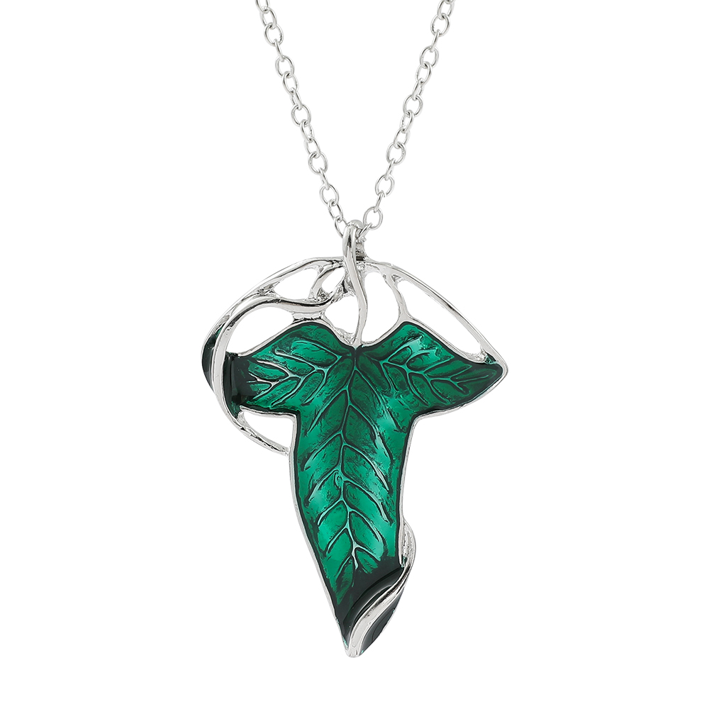 Collier pendentif feuille vert - Vintage Items avis et prix
