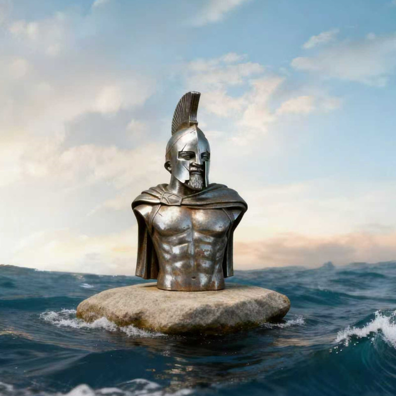 Statue de guerrier spartiate e - Vintage Collectible Accessories avis et prix