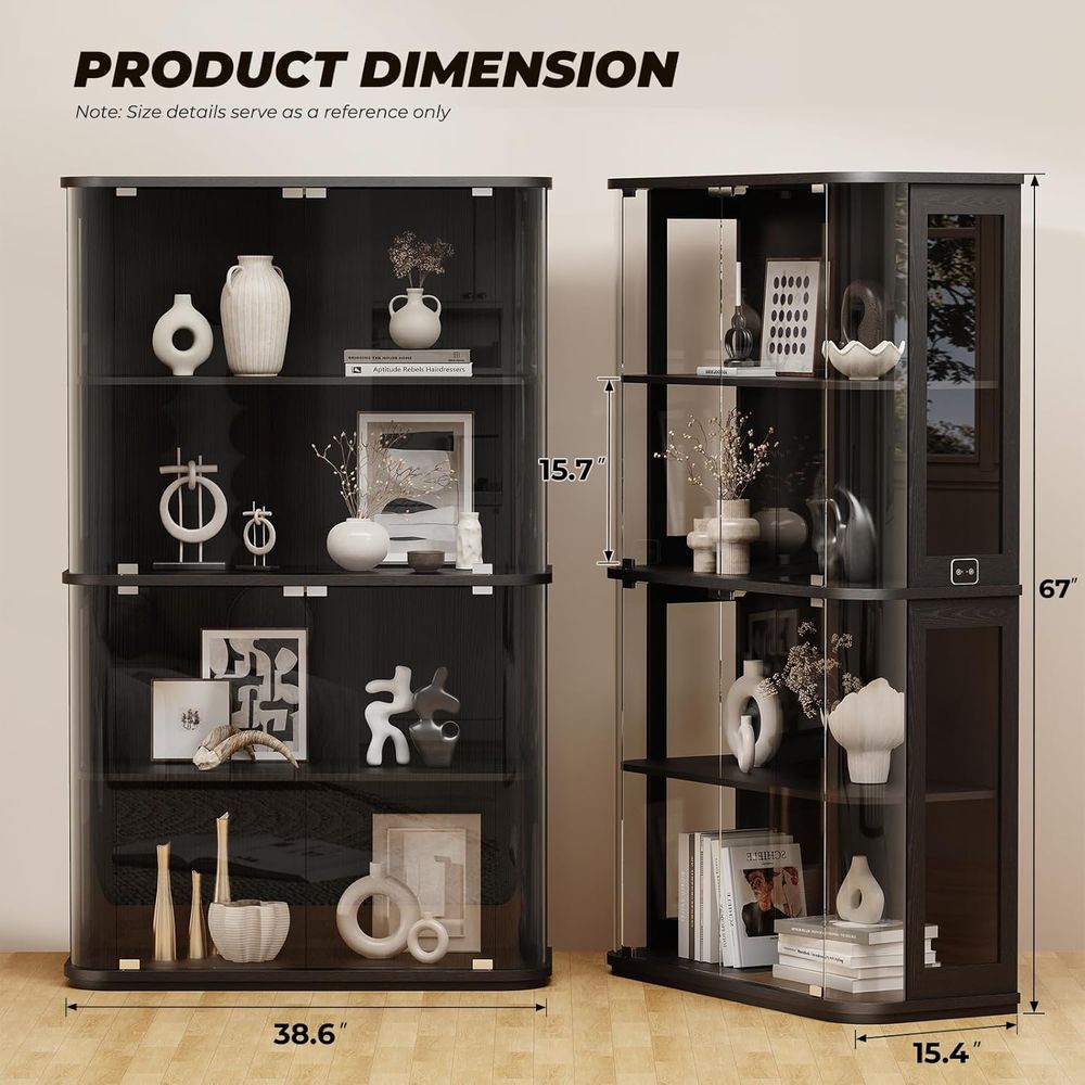 Grande vitrine arrondie avec p - Collectible & Vintage Dolls For Wedding avis et prix