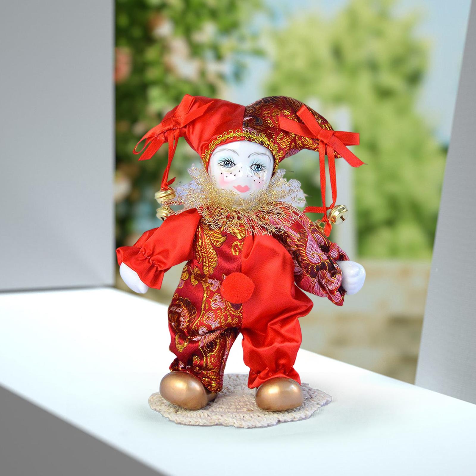 Poupées Clown de 7 pouces, pou - Vintage Collectible Porcelain Dolls avis et prix